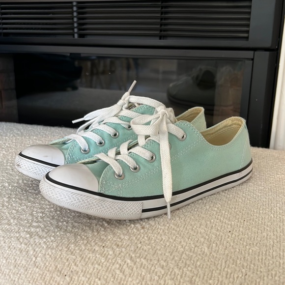 Converse Shoes - Light Teal Converse low tops